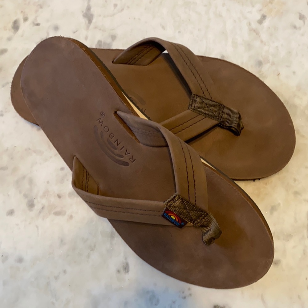 Rainbow Flip Flops Large